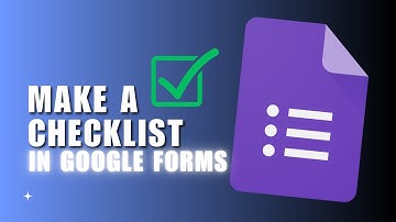 ❤ ULTIMATE: How to Make a Checklist in Google Forms | English