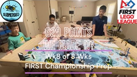 🎉620 Max Points🎉Wk8 of 8 Wks World Championship Prep FLL Submerged Mission #fll #submerged #lego