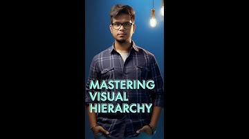 What is Visual Hierarchy in Design? Tips for better design. #aitutorial #aiavatar #visualdesign
