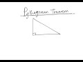 Pythagorean Theorem