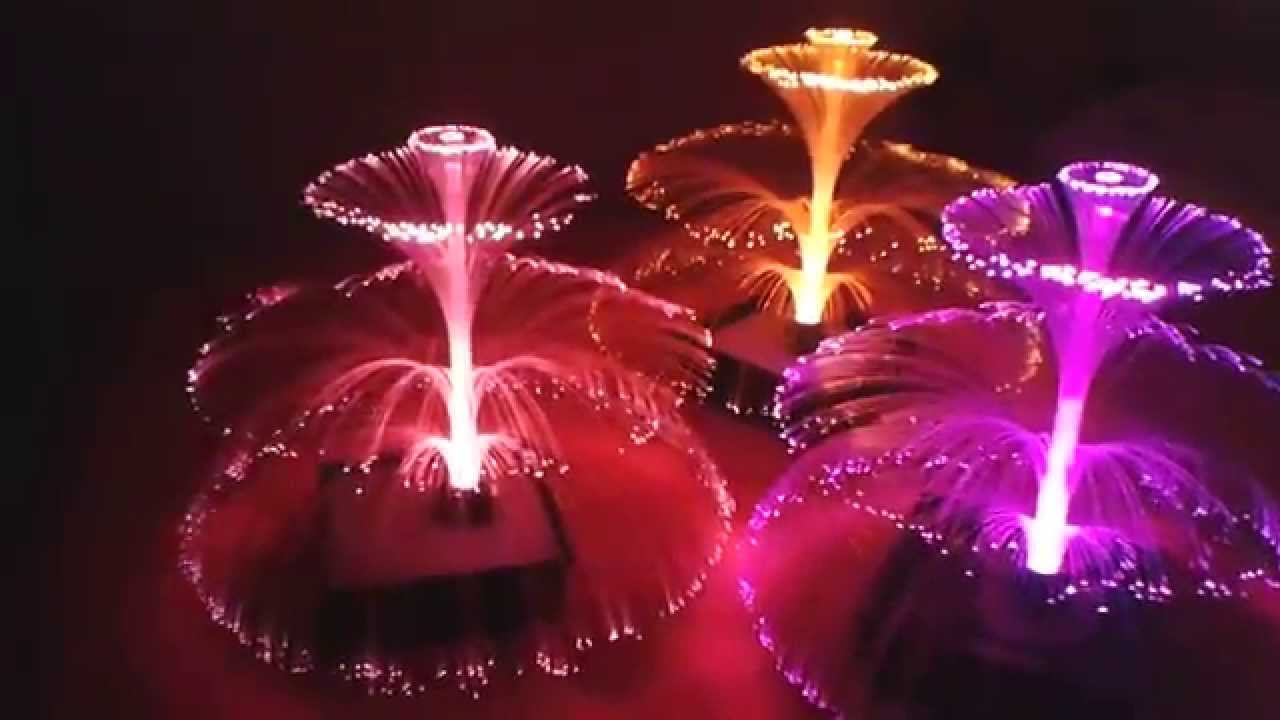 Lamparas de fibra óptica con función a control remoto YouTube