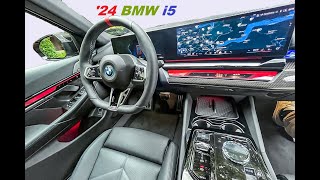 2024-BMW-i5 SERIES – NEW IMPROVED POSH SEDAN, HIGH PERFORMANCE IN CLEAR VIEWS; INTERIOR- EXTERIOR…