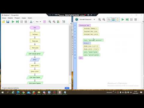 Flowgorithm 2: Dairenin Alanını Ve Çevresini Bulma