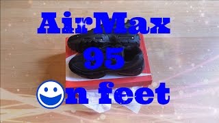 On Feet Review: Nike Airmax 95 'All Black' On Feet Review: Nike Airmax 95 'All Black'