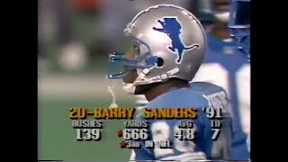 1991 Week 9 - Dallas Cowboys at Detroit Lions