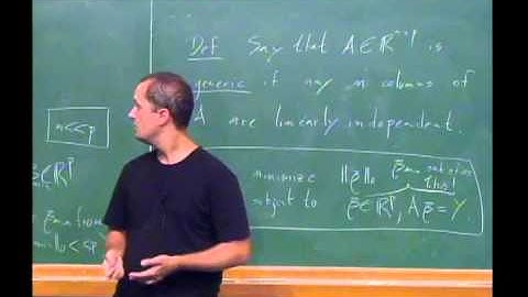 ERPEM 2014 - "Randomness, matrices and high dimensional problems" - Aula 04