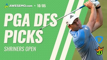 PGA DFS PICKS: SHRINERS FIRST LOOK FOR DRAFTKINGS & FANDUEL FANTASY GOLF