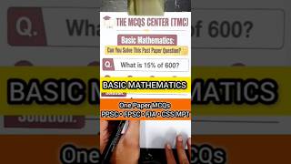 Past Paper Percentage MCQ Challenge! 📊 #MathShorts
