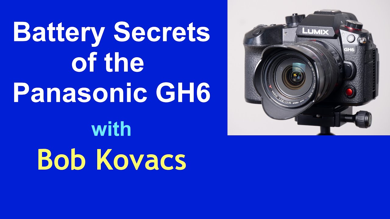 Battery Secrets of the Panasonic GH6 Camera - YouTube