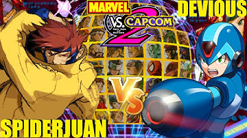MvC2 Mvci Umvc3 SPIDERJUAN vs DEVIOUS pt 2