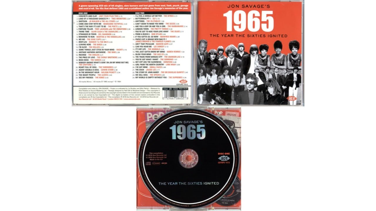 Jon Savage's 1965: The Year The Sixties Ignited CD1 - YouTube