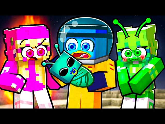 Tuvimos una FAMILIA ESPACIAL en Minecraft!