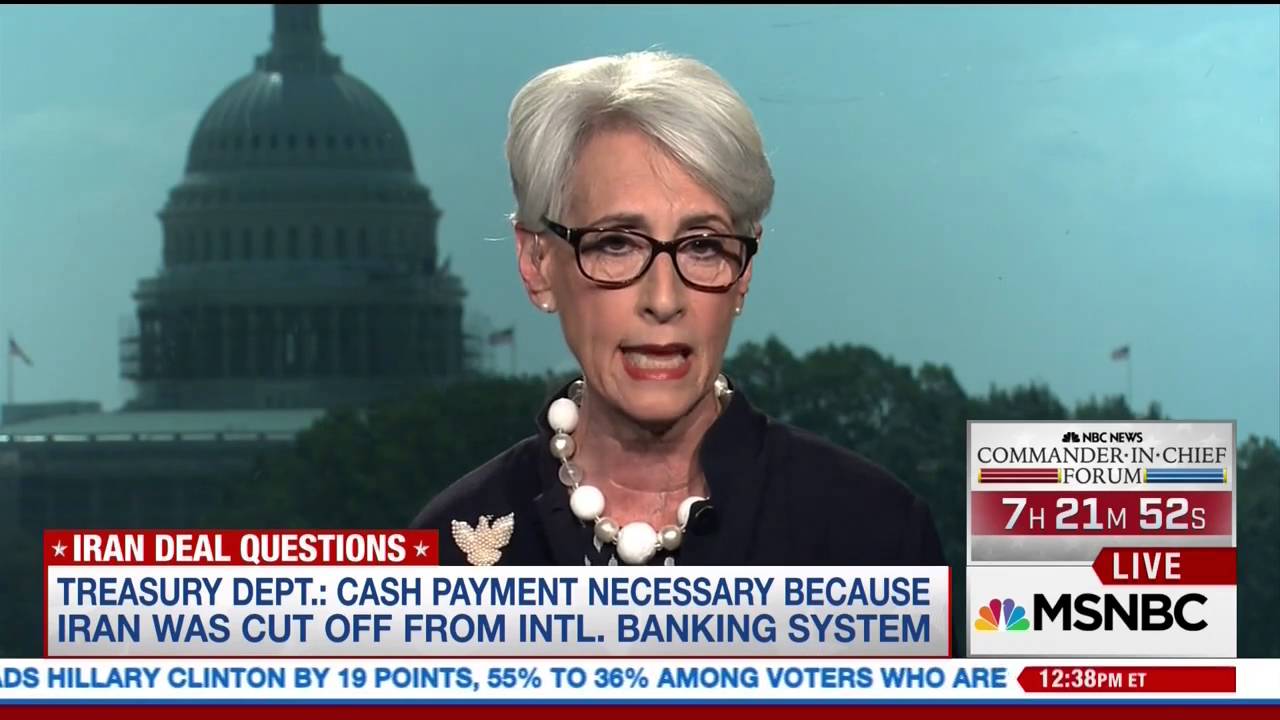 Clinton Supporter Wendy Sherman: Iran Ransom “Wise” Something “Secretary Clinton Supports”