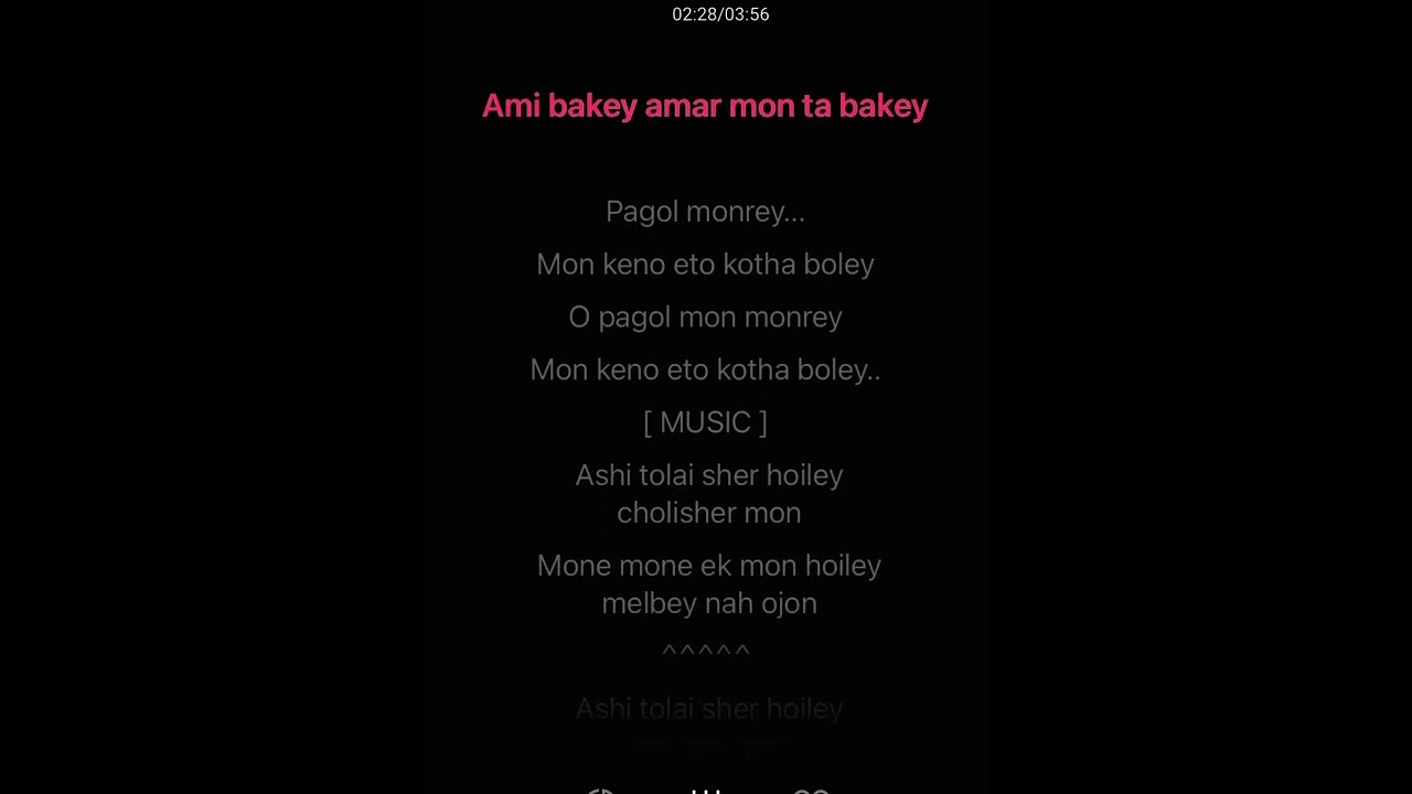 Pagol mon DJ Rahat ft Dilruba Khan karaoke with lyrics