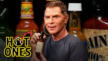 Bobby Flay Throws Down Against Spicy Wings | Hot Ones