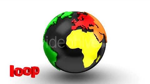 World Map Turns Into a Globe | Motion Graphics - Videohive template