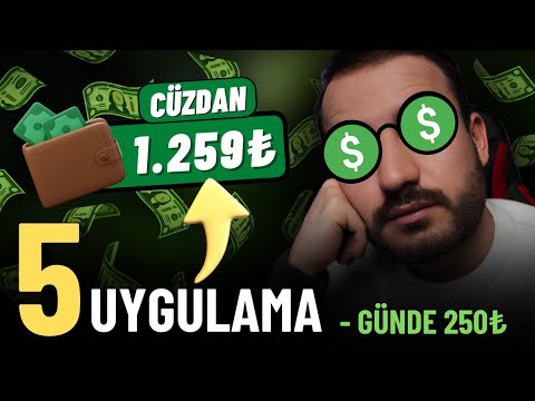 BU UYGULAMALARI KULLAN GÜNDE 250₺ PARA KAZAN 💸 Para Kazandıran Mobil Uygulamalar 2024