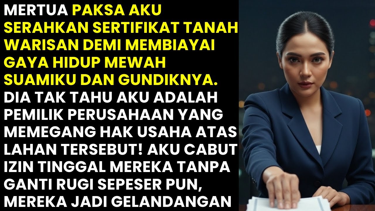 DIPAKSA MERTUA SERAHKAN SERTIFIKAT WARISAN!. TAPI AKULAH CEO PERUSAHAAN IZINNYA. KUBUAT JADI GEMBEL!