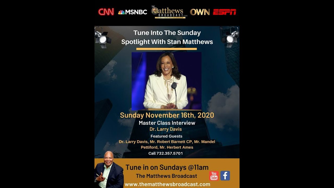 The Master Class Spotlight Featuring Dr. Larry D Davis 