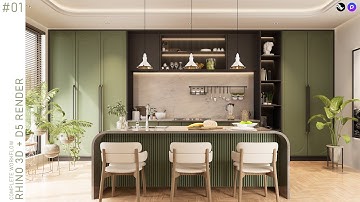 Rhino Modeling + D5 Render | Interior workflow #01