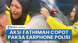Fathimah Azzahra Pulls Off Police Officer’s Earpiece During Command Vehicle Stop: Listen to Me, Sir!
