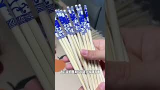 Blue and white porcelain disposable high end chopsticks  Whose disposable chopsticks are so high end