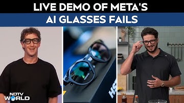 Meta AI Glasses | Zuckerberg’s Demo of Meta AI Glasses Fails on Stage - Video Surfaces