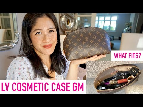 Louis Vuitton GM & GUCCI Cosmetic Pouch HAUL 4- Unboxing, DIY, What Fits,  Comparison