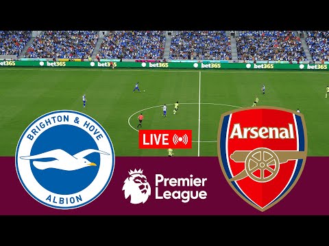 [LIVE] Brighton Hove Albion vs Arsenal Premier League 23/24 Full Match 