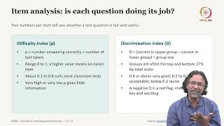 Lec 36 Evaluate, Part 2: From Evidence to Improvement