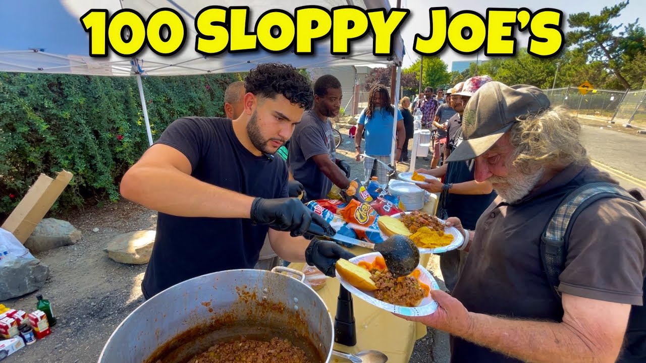Making 100 Sloppy Joes For The Homeless!
