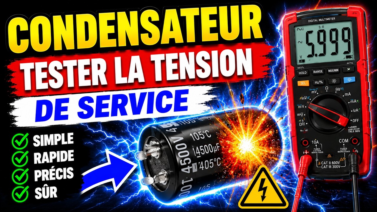 Astuce simple pour mesurer la tension de service d'un condensateur — free download