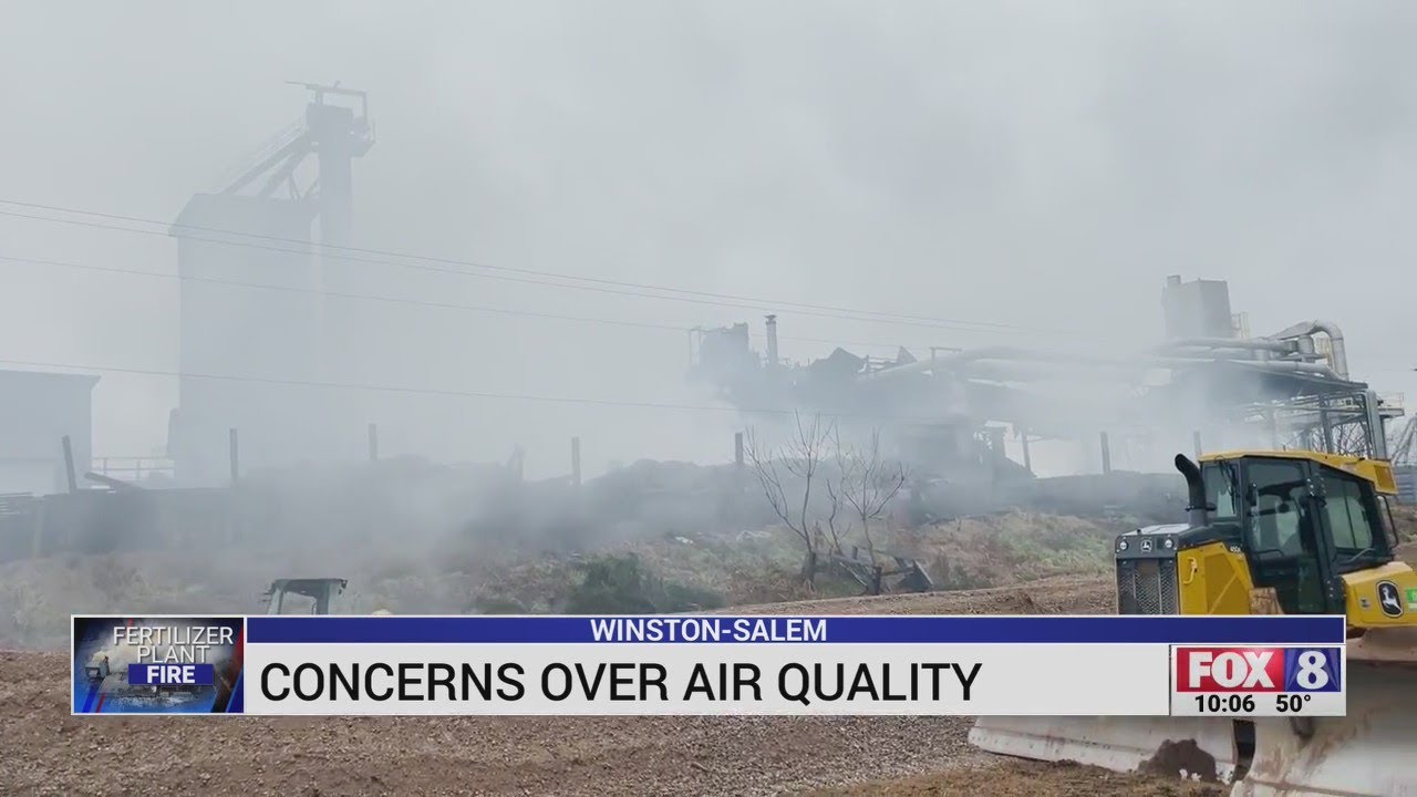 WinstonSalem residents have concerns over air quality after fertilizer