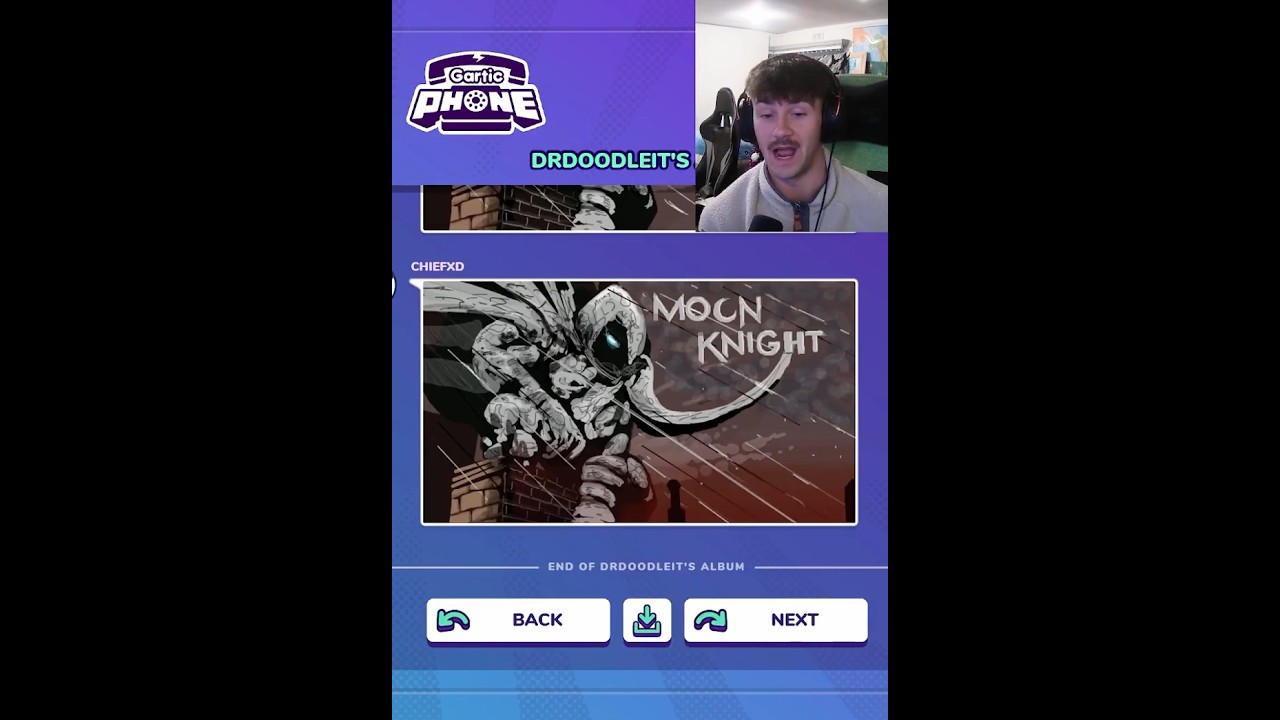 INSANE MOON KNIGHT DRAWING in Gartic phone 