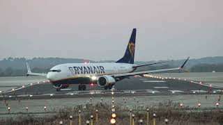 Cold Sat Show At Bournemouth With A340-600 Ryanair Max8 And Jet2 738