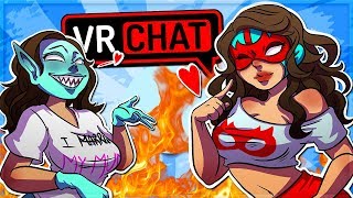 FULL BODY TRACKING DANCING GIRLS IN VRCHAT! (VRChat Funny Moments)