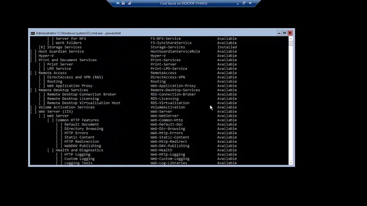 Server Core | Installing Active Directory Domain Services with Powershell
