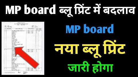 MP board New blueprint 2021| class 10th and 12th | अब पुराने पैटर्न पर जारी होगा ब्लूप्रिंट