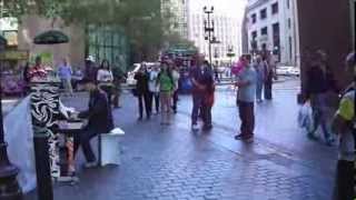 Chopin's Ballade No. 4 by the Old State House in Boston