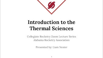 Zoom Lecture Series: Intro to Thermal Sciences