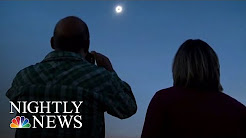 Eclipse Enthusiasts Celebrate In Madras, Oregon | NBC Nightly News