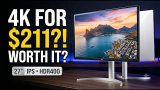 Best 4K Monitor Under $300 LG UltraFine 27UP650K-W 4K IPS