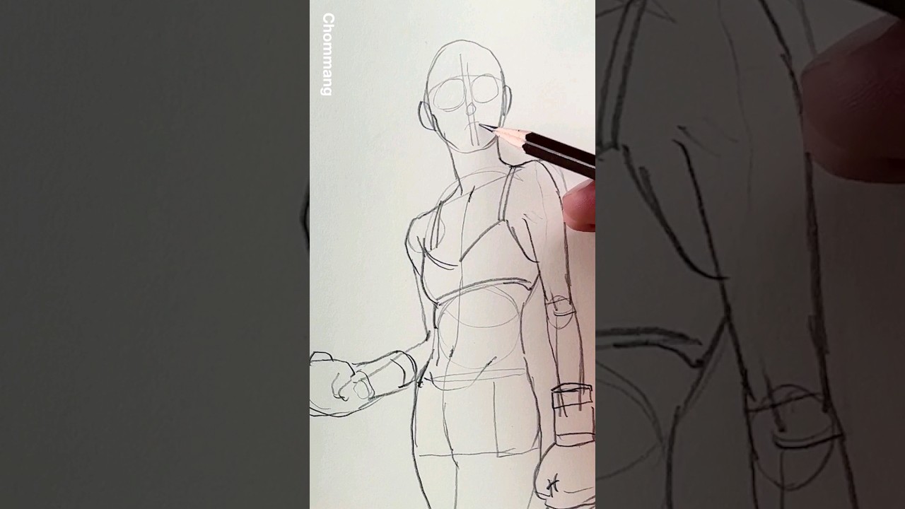 How to Draw a Female Body - Easy Drawing Art