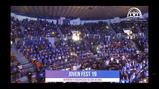 Video thumbnail of "Unidos Para Adorar Presentacion en la gran arena del cibao Joven Fest 19"