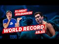 Kliment Kolesnikov 48.58 100m Backstroke World Record | Full Race & Analysis