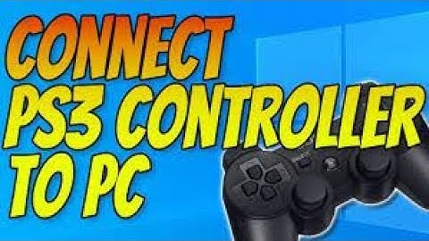 How to Connect a PS3 Controller to PC (Windows 10 Wired Connection)