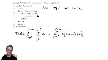 Loop Analysis 4   Finding the Complexity of Double For Loops 3