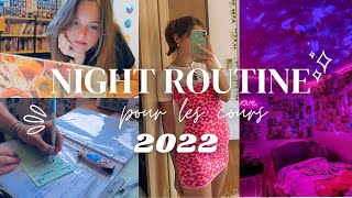 Ma NIGHT ROUTINE après l'école 2022 !