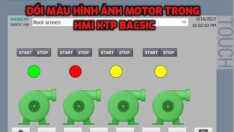 Đổi Màu Hình Ảnh Motor Trong HMI KTP Bacsic PLC S7-1200/1500 TIA Portal