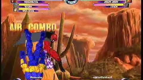 MvC2 Online (360): Brett (MSP) vs MiniConker5 (Gief/IM/Venom) 1 .:1.21.10:.